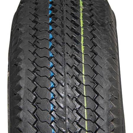 Stens 4.10x3.50-4 Lawn Mower Wheel Assembly, Sawtooth, White 175-658